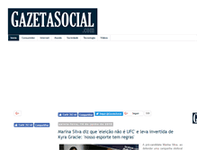 Tablet Screenshot of gazetasocial.com